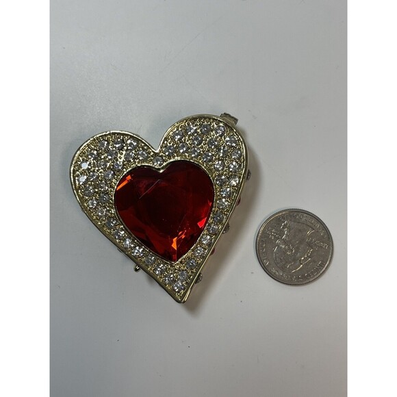 Zanzibar Mini Red Heart Collectable Trinket Box New - Picture 5 of 9